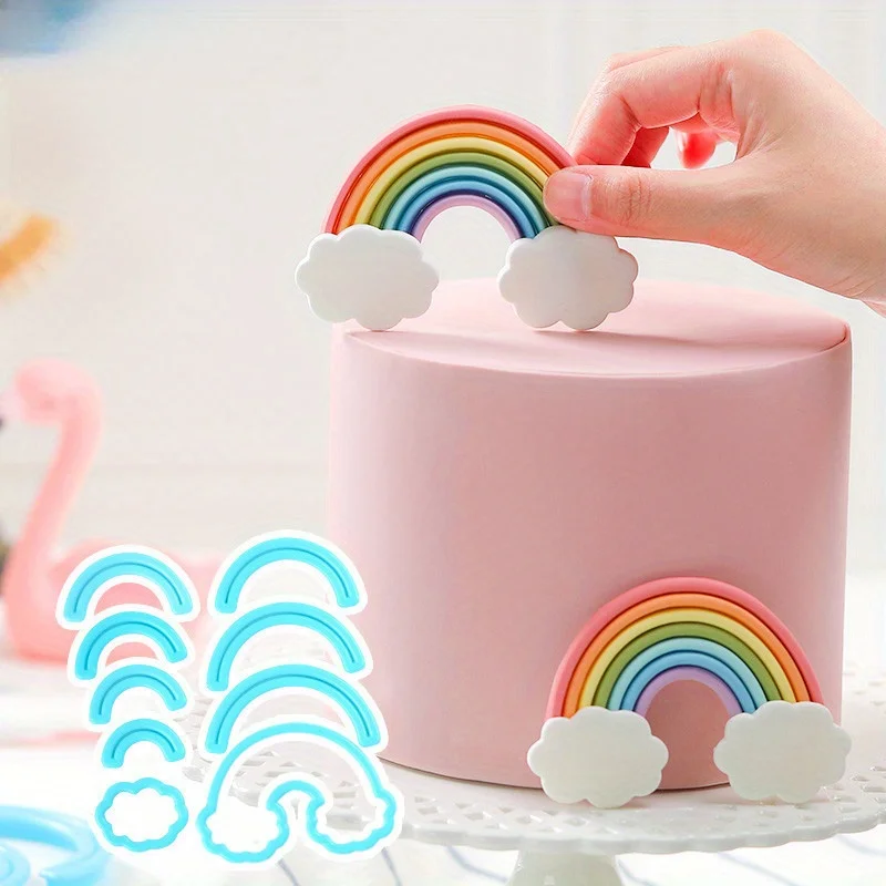 9 Шт. Hongyun Duo Форма Для Выпечки В Форме Облака Многоцветная Кухонная Шоколадных