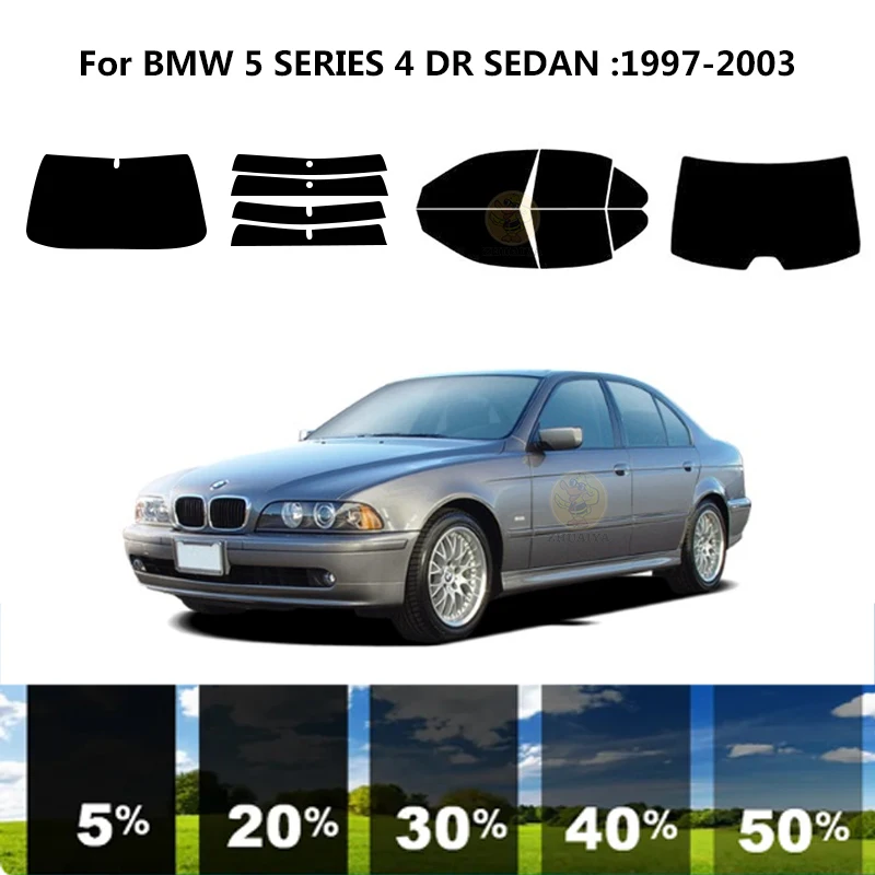 

Precut nanoceramics car UV Window Tint Kit Automotive Window Film For BMW 5 SERIES 4 DR SEDAN 1997-2003