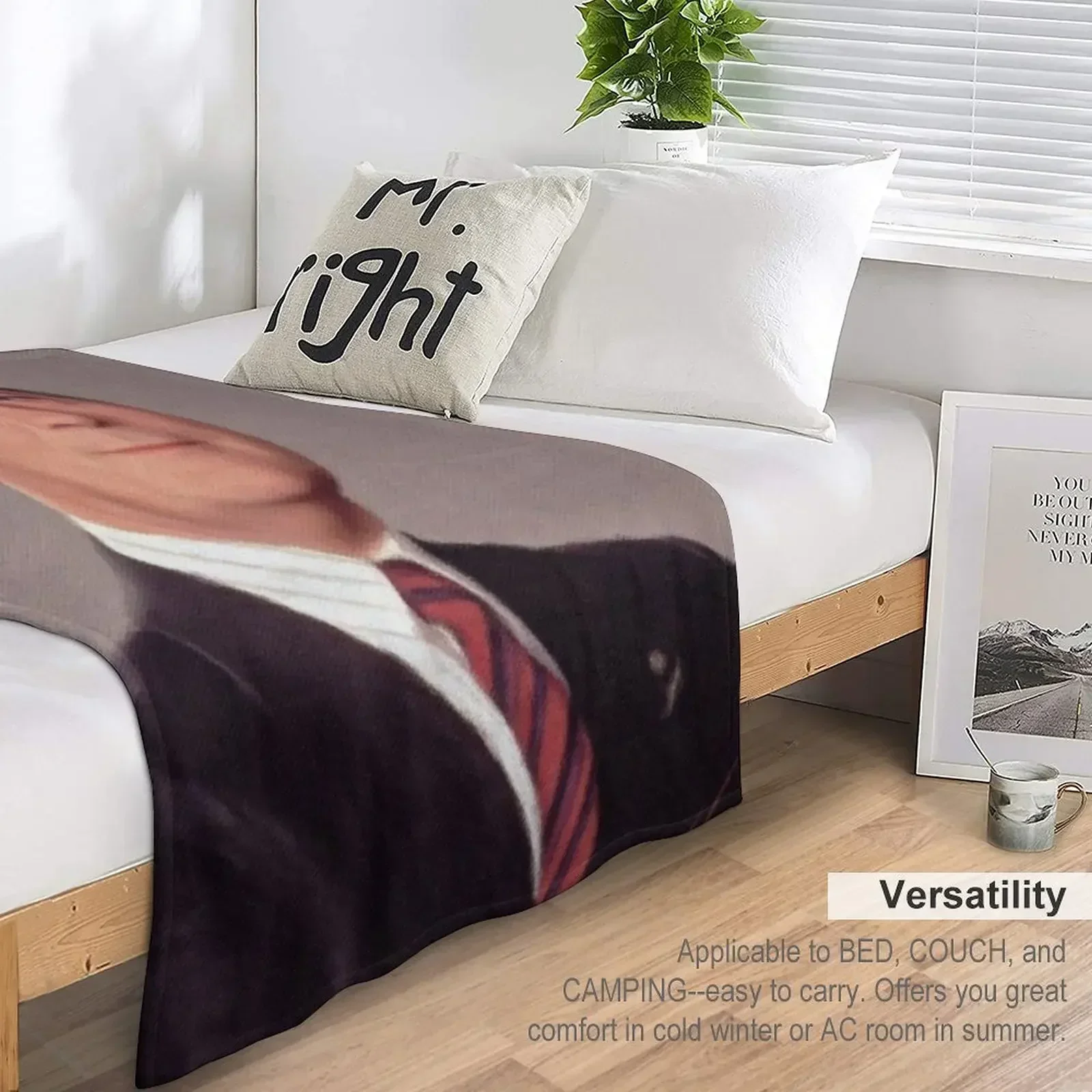 Эдвард Вудруд одеяло с актером роскошные одеяла в стиле аниме