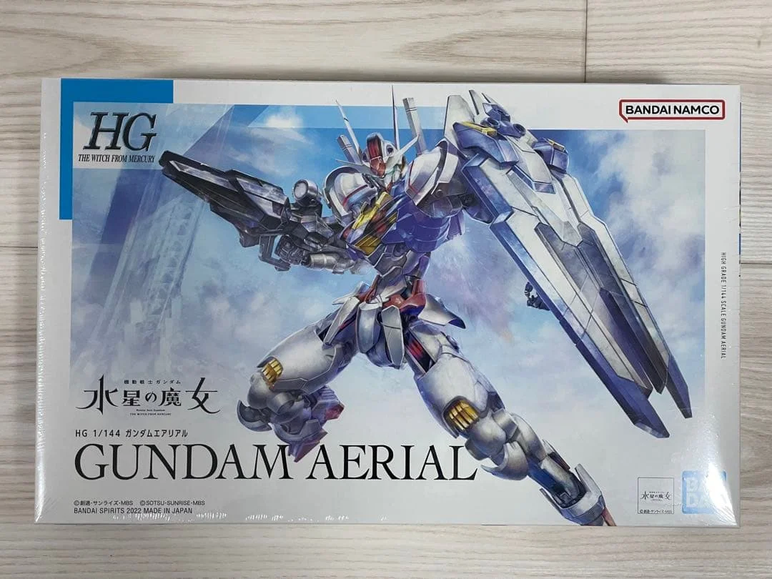 Фото Оригинальная фигурка Bandai HG 1/144 «Ведьма с Меркурия» GUNDAM AERIAL LFRITH CALIBARN ZOWORT NAION HEAVY DILANZA, аниме-экшн-фигурка №2