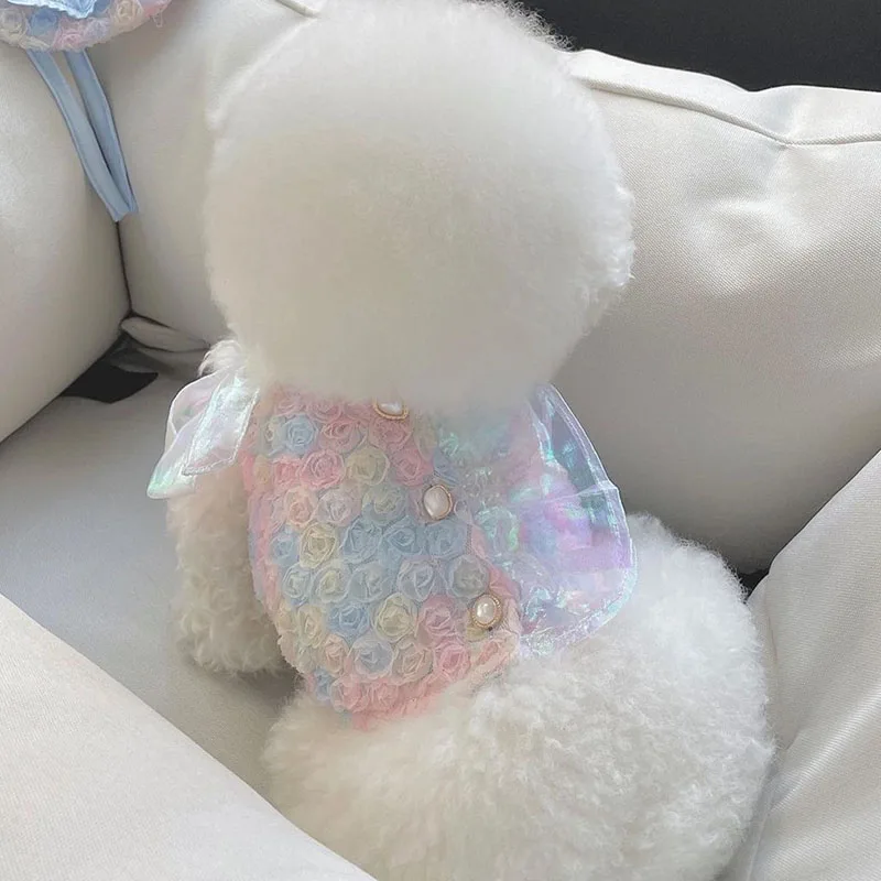 

INS New Summer Dog Clothes Embroidered Magic Short Suspender Skirt Puppy Chihuahua Yorkshire Suitable For Cats And Dogs Hat