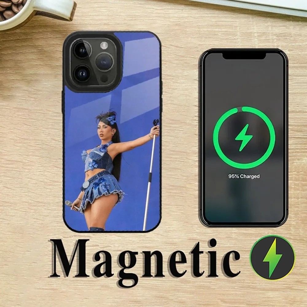 Чехол для телефона Singer Kali U-Uchis iPhone 16 15 14 13 12 11 Plus Pro Max Mini Magsafe с магнитной