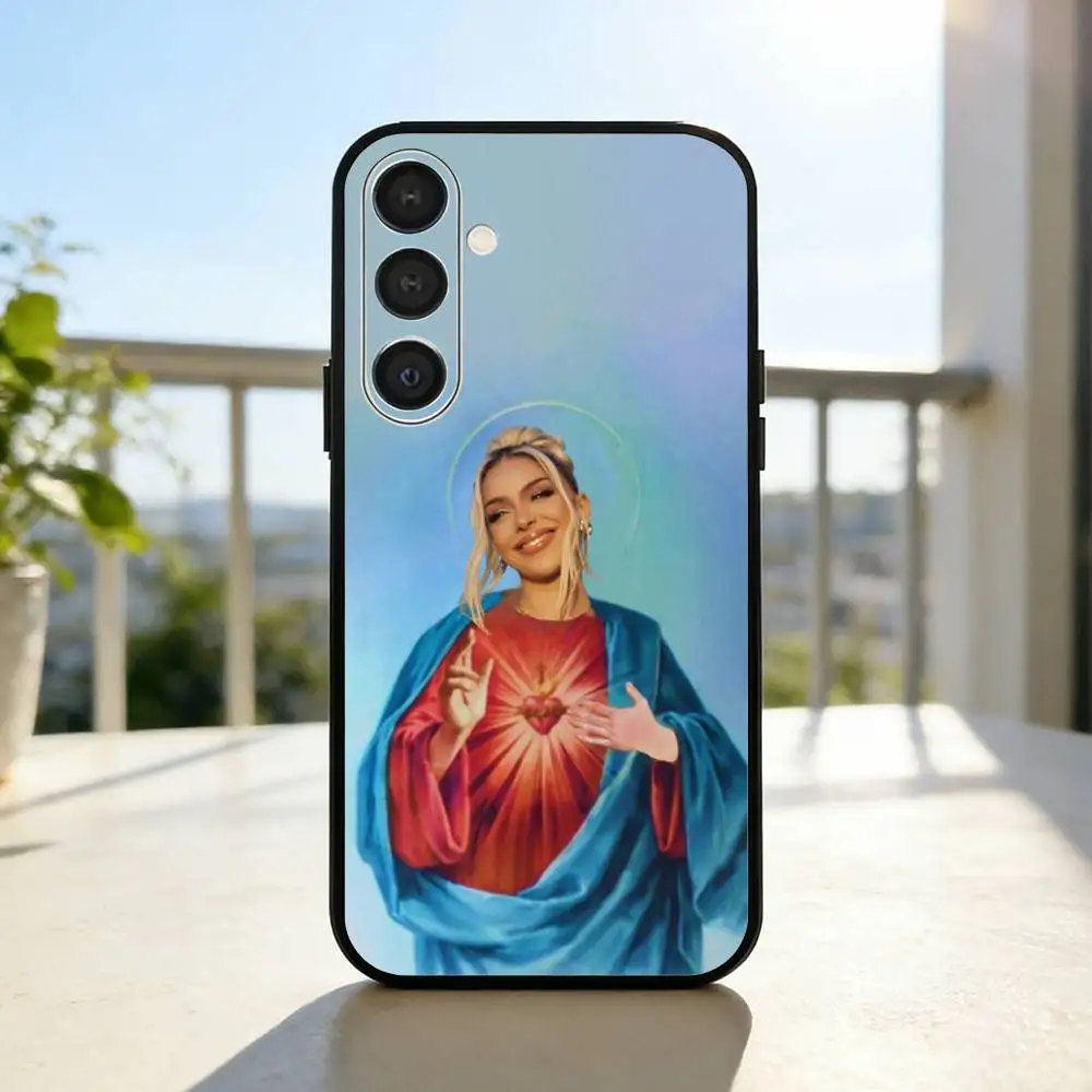 Фото Чехол для телефона Singer B-Bad G-Gyal Da Me для Samsung A73,72,71,53,52,51,22,91,80, мягкий черный чехол №2