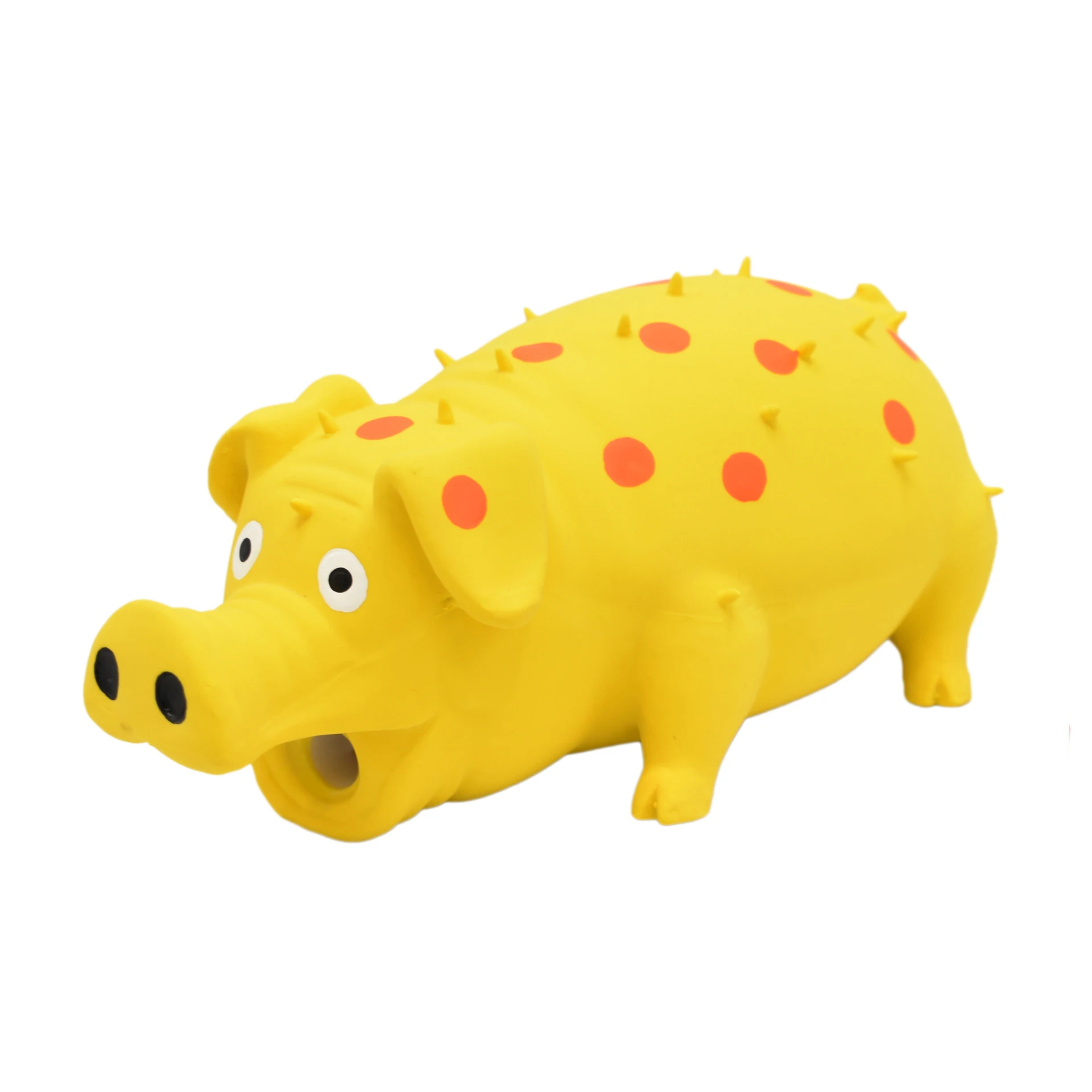 

Dog Toy Squeeze Chew Toy for Dogs Latex Grunting Pig Sound