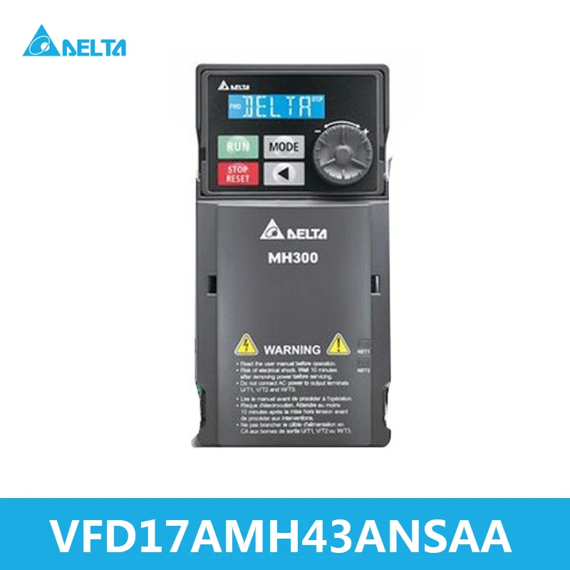 

VFD17AMH43ANSAA New Delta VFD MH300 Series 3 Phase 7.5KW 380V Frequency Converter Variable Speed AC Motor Drives Inverter