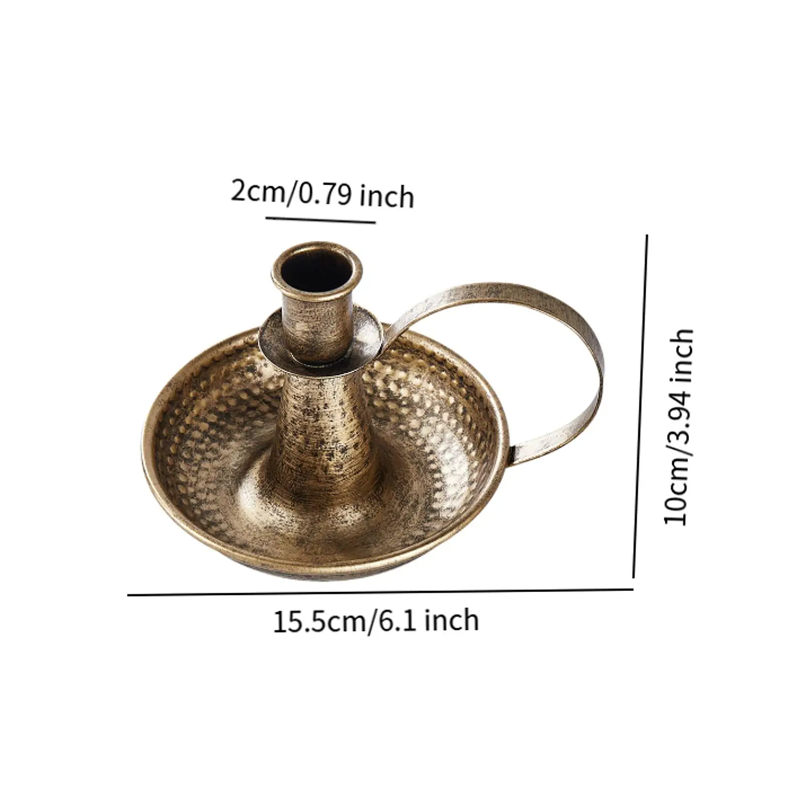 

Металлический конический подсвечник homyl