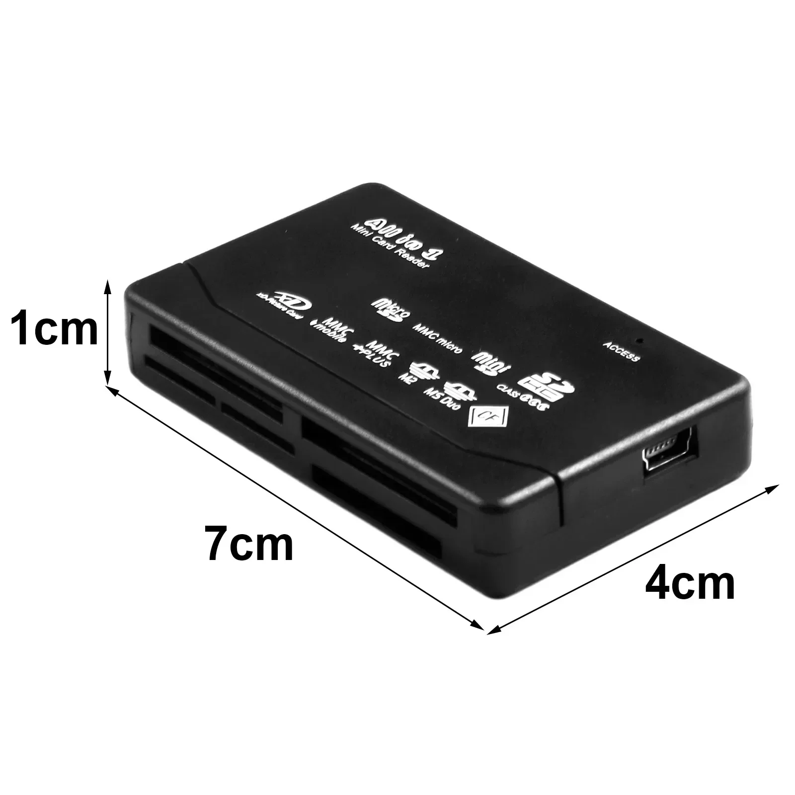 USB 2.0 Кард-адаптер Устройство чтения карт памяти TF CF XD MS MMC Адаптер OTG для ноутбука