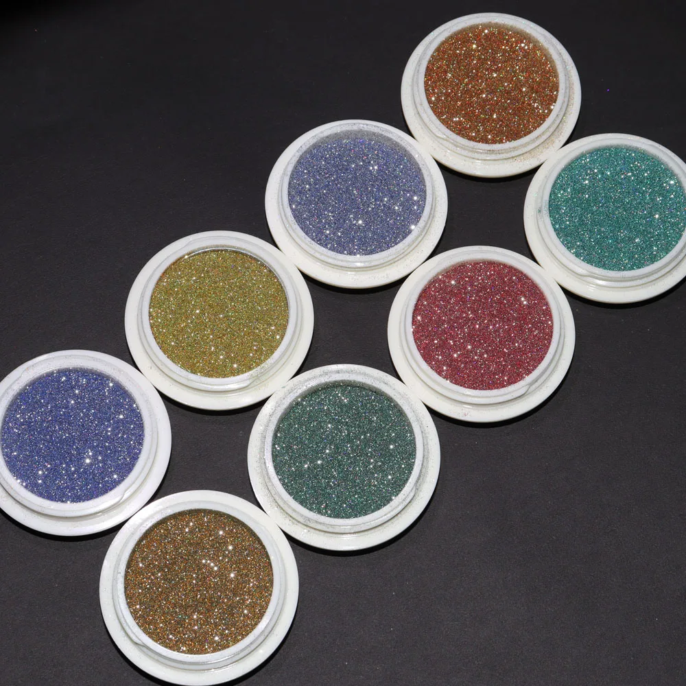 1 банка блестящая светоотражающая пудра для ногтей блестящий алмазный