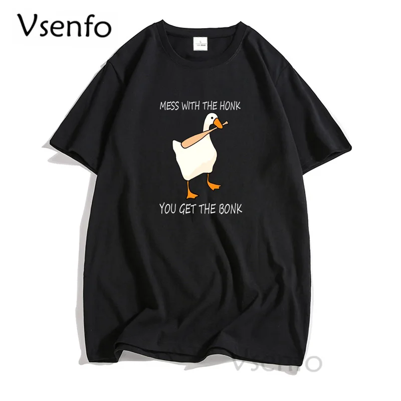 

Футболка мужская хлопковая с коротким рукавом и забавным принтом, в стиле Харадзюку