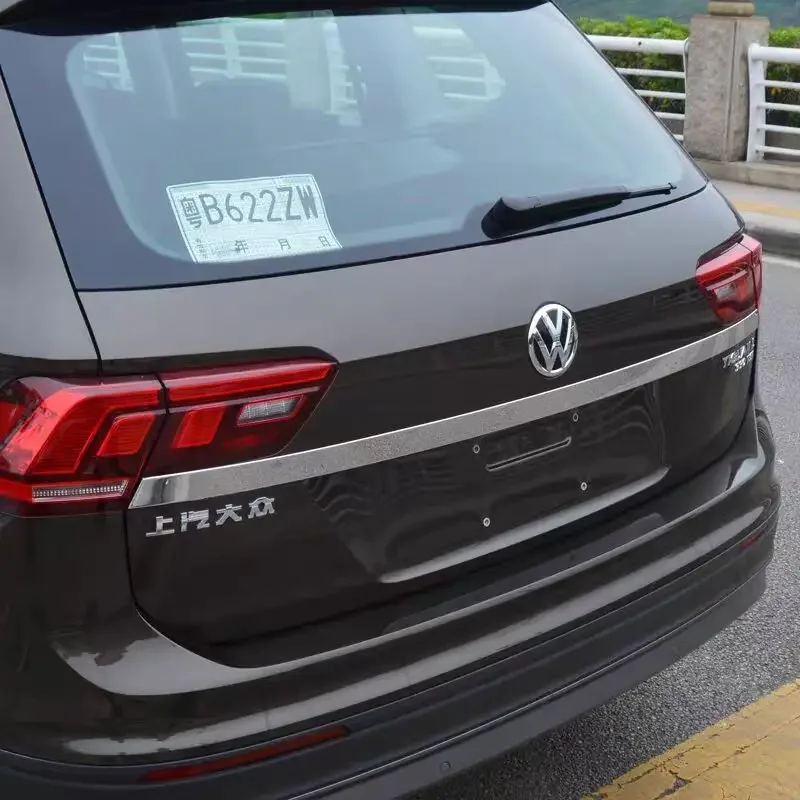 

Автомобильные аксессуары для Фольксваген Tiguan 2 Mk2 2017 2018 2019 2020 2021 2022 отделка крышки багажника автомобильные наклейки