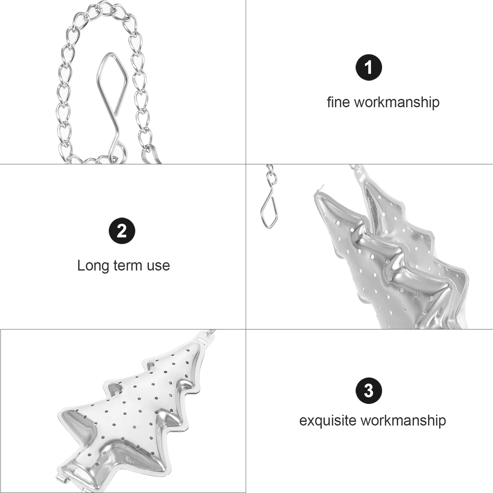 6-шт. диффузор для утечки чая с деревом гаджет изготовления заварочных изделий из