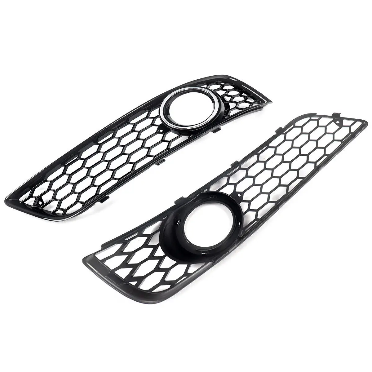 MAGICKIT 2X Honeycomb передний бампер решетка Противотуманные фары Чехлы для Audi A3 8P 2009-2012