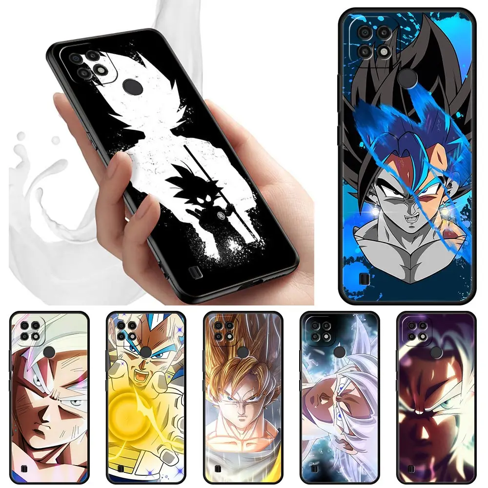 dragon ball goku case for realme 8 c21 c3 6 pro 7 c21y xt c11 gt neo c12 gt master c15 x50 v13 phone cover coque hot bag free global shipping