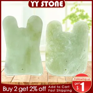 Нефритовый инструмент для массажа, массажер для тела, массажер для массажа, Массажер Для Массажа Гуаша, спа, скребок для лица, уход за здоровьем, против морщин