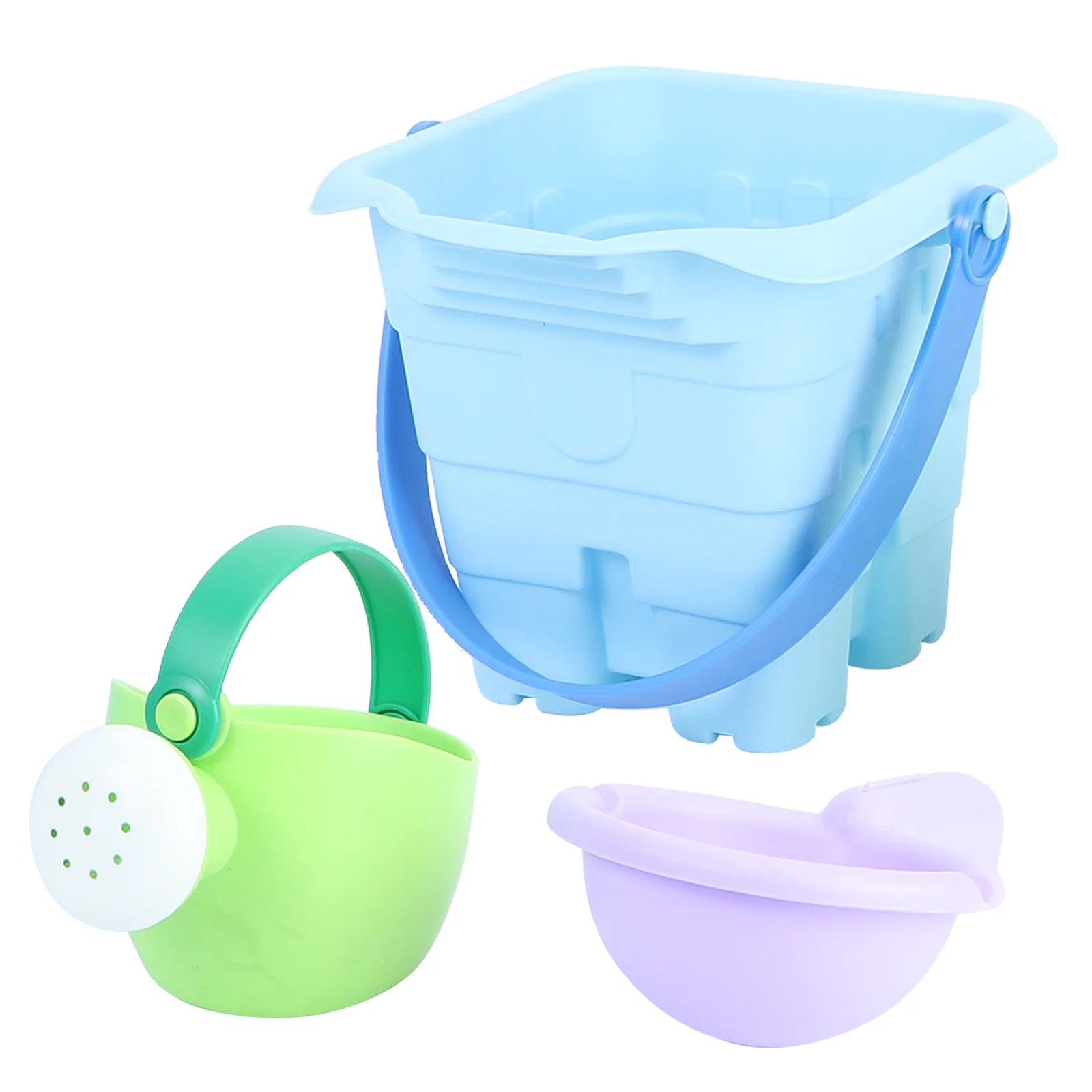 

3 шт., детская разноцветная игрушка-ведро