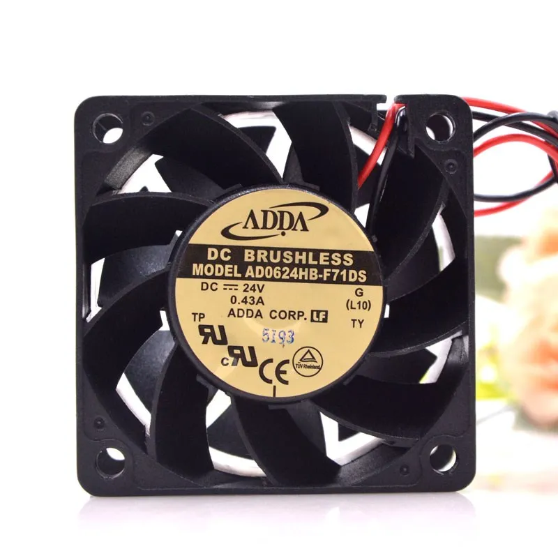 AD0624HB-F71DS для ADDA 24V 0.43A 6038 Sever конвертер охлаждающий вентилятор 60 мм