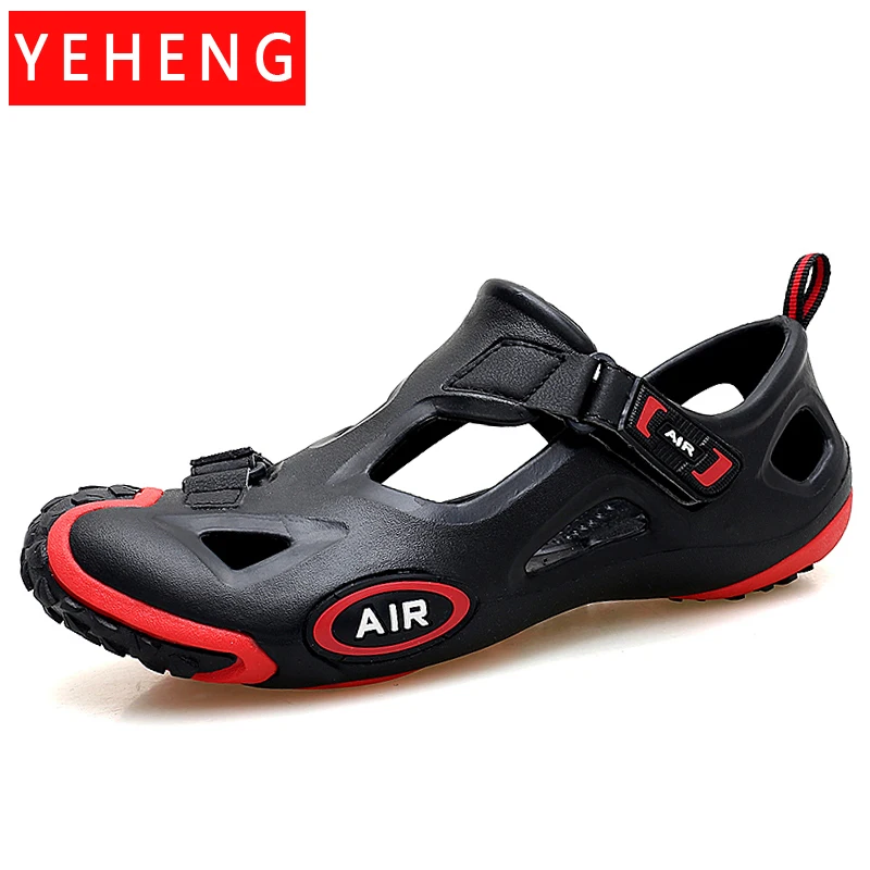 

Сандалии мужские легкие, брендовые пляжные шлепанцы, классические, летняя Уличная обувь, для воды