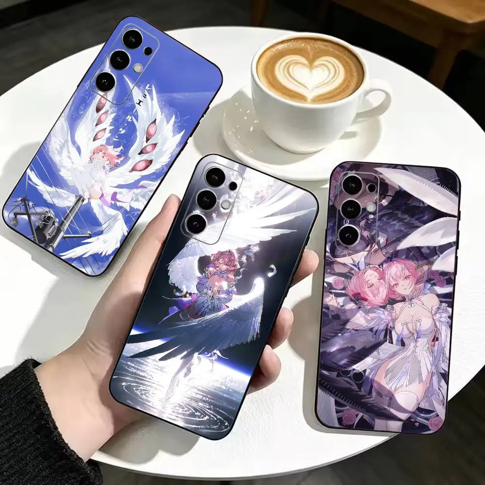 Фото Чехол Zenless Zone Zero R-Remielle Dan из мягкого силикона с защитой от падений для Samsung S26 S24 S23 S22 S21 Ultra Plus FE Lite, черный №1