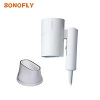 sonofly showsee folding hair dryer professinal anion hair care 1800w lightweight quick dry cold hot wind electrical blower a4w