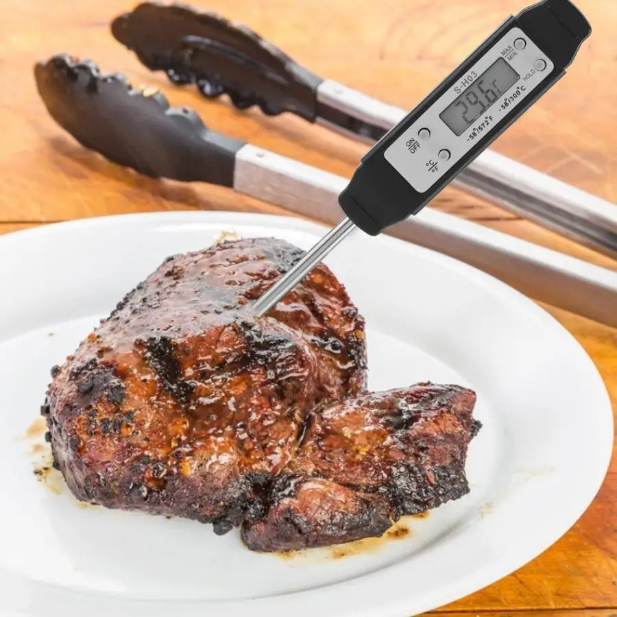 1Pcs Instant Reading Digital Food Thermometer Cooking BBQ Meat Probe Kitchen Gadgets |