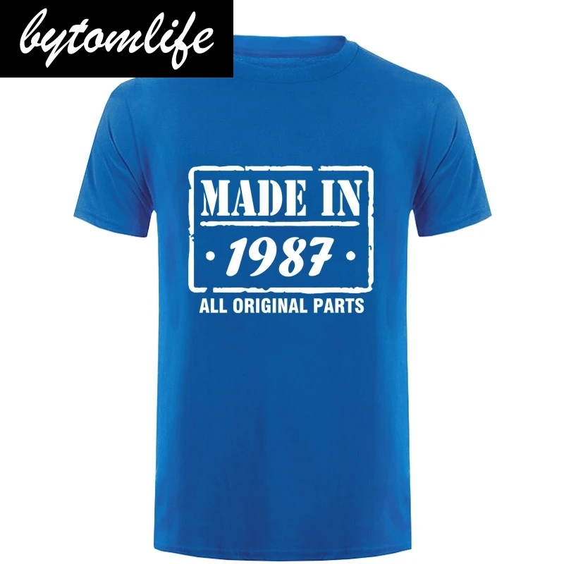 

Men Made In 1987 Mens Funny T SHIRT mens clothing 31rd Birthday T Shirt