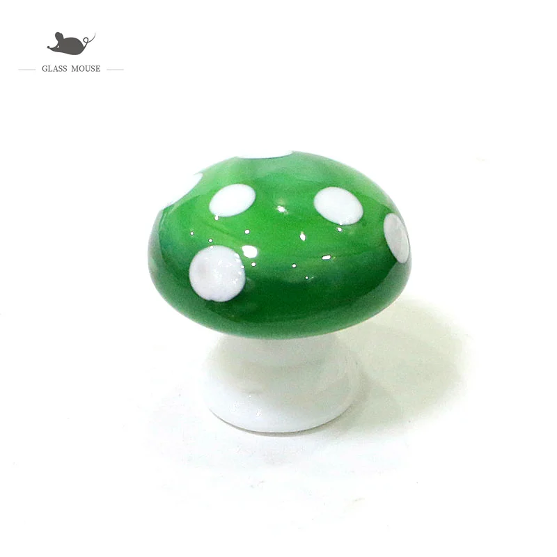 

Cute Murano Glass Mushroom Miniature Statue Craft Ornaments Home Desk Kids Room Fairy Garden Figurines Easter Decor Collection