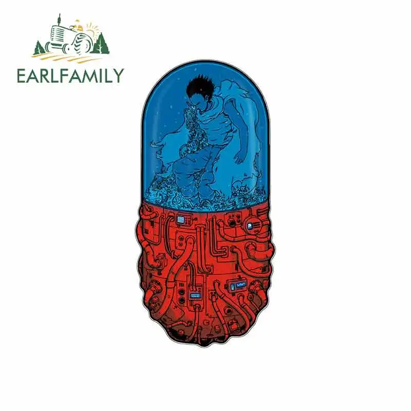 EARLFAMILY 13 см x 6 5 для Акира Tetsuo внутри таблетки бак забавные виниловые наклейки на