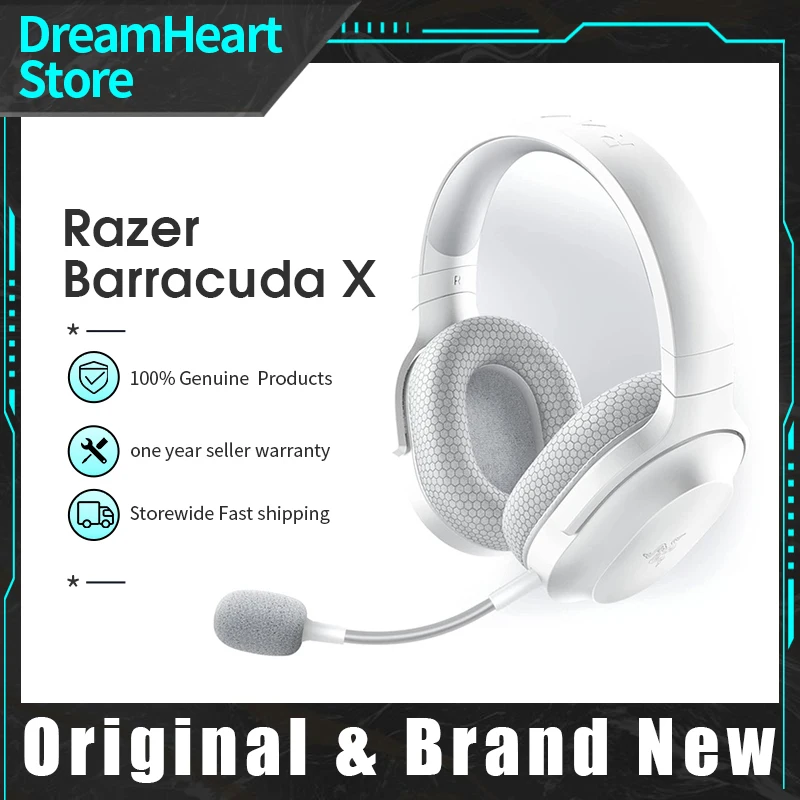  Razer Barracuda X Wireless Gaming Headset Multi-platform USB-C Connectivity With Microphone Gamer Headphone For PC Laptop 