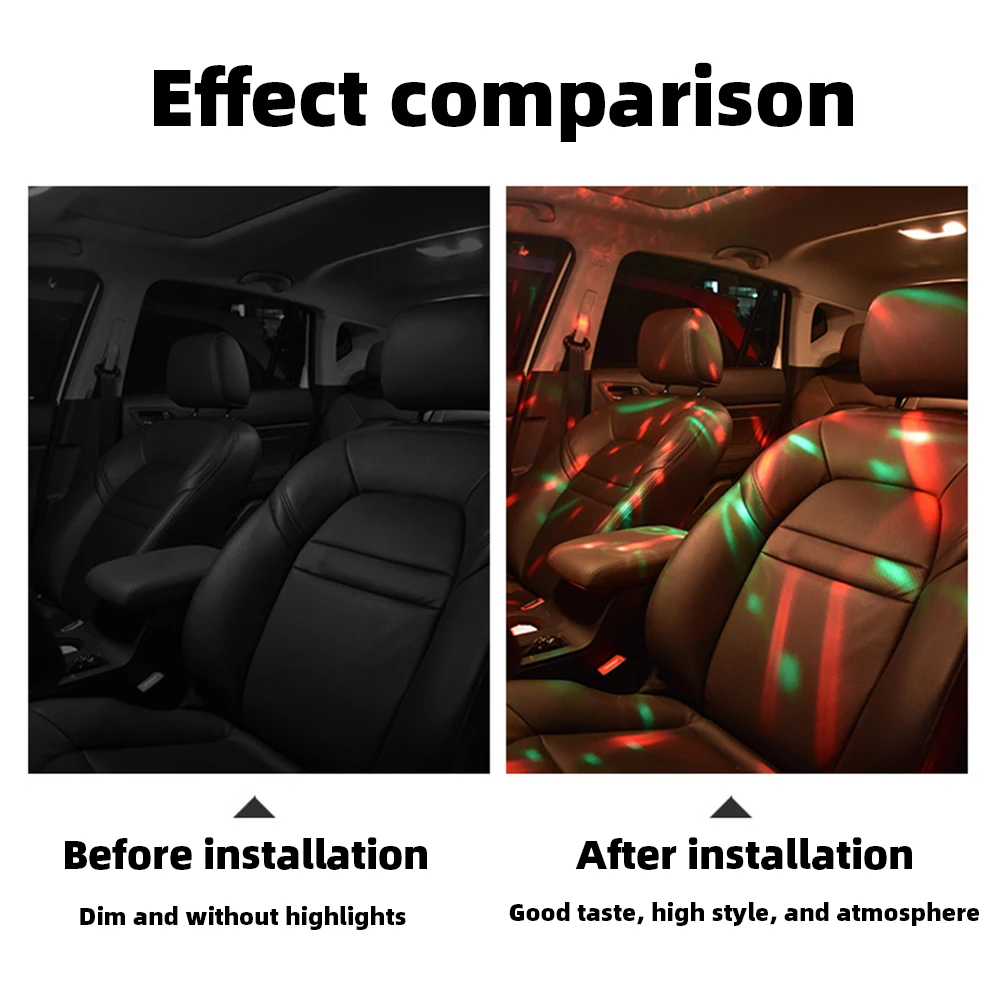 Фото RGB LED дискотека шар кристалл Волшебный шар USB Подзаряжаемый сценический световой эффект DJ вечеринка Рождественская акустическая активация лампа с магнитом  №2