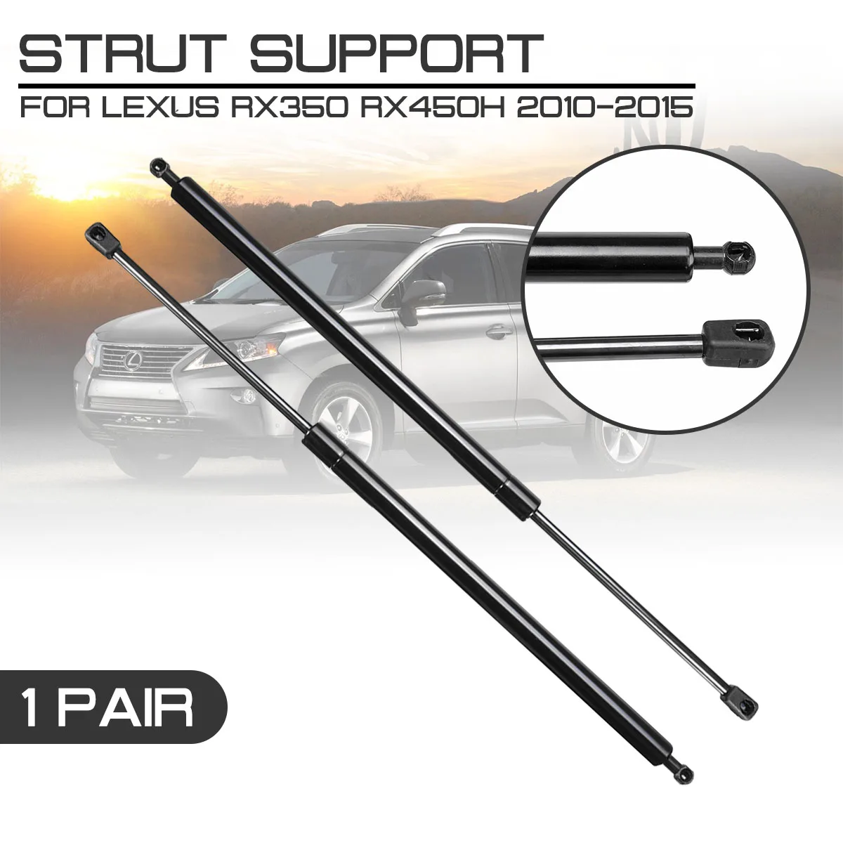 

Struts Bar Car Interior Rear Trunk Tail Gate Boot Gas Spring Shock Lift Support Rod Arm For Lexus RX350 RX450h 2010-2015