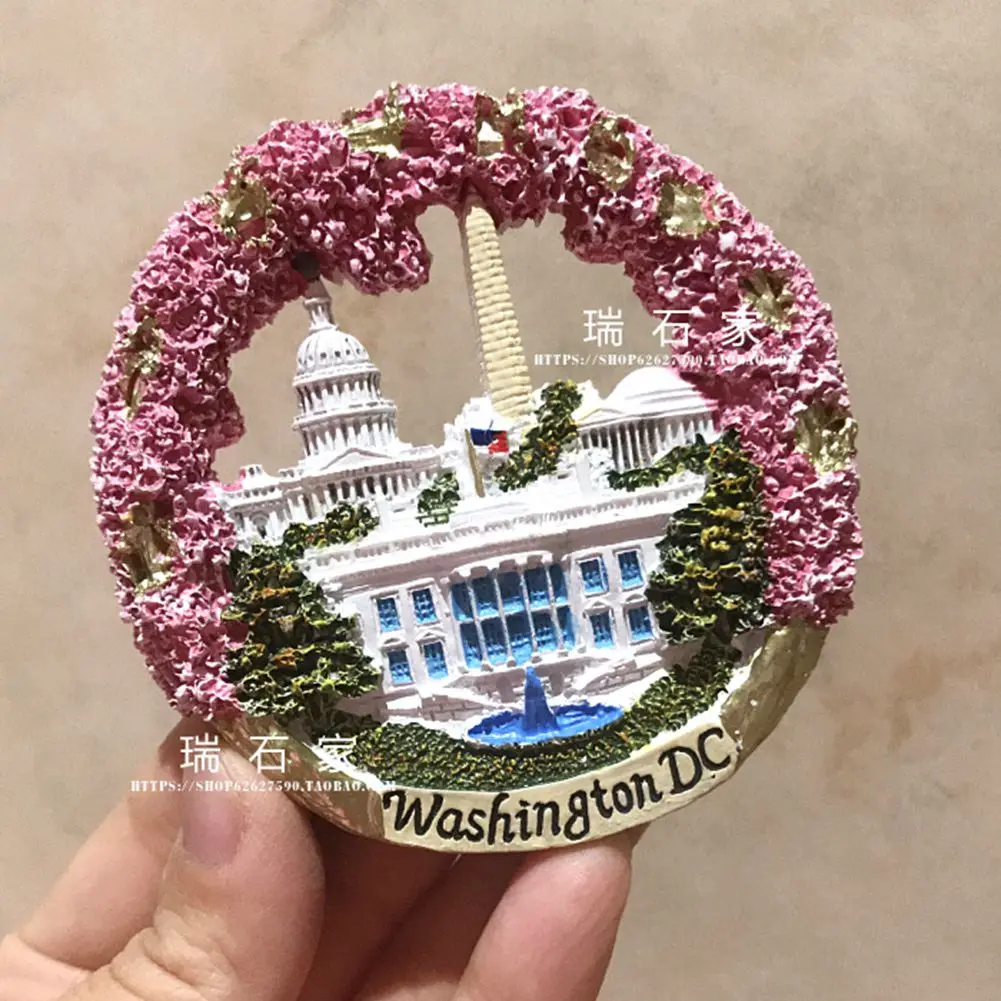 

Fridge Magnet Decorazioni Casa Decoration Maison магнит Imanes Aimant Frigo Refrigerator Spain Germany Magnete Washington USA