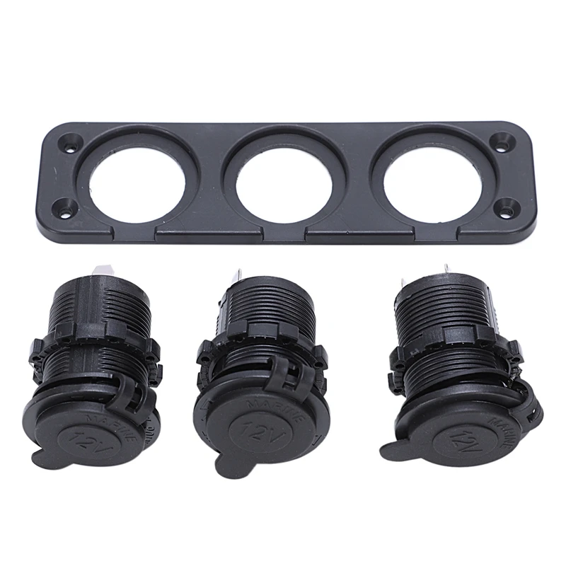 

12 В 3-сторонний Водонепроницаемый Автомобильный Прикуриватель разъем разветвитель адаптер зарядное устройство