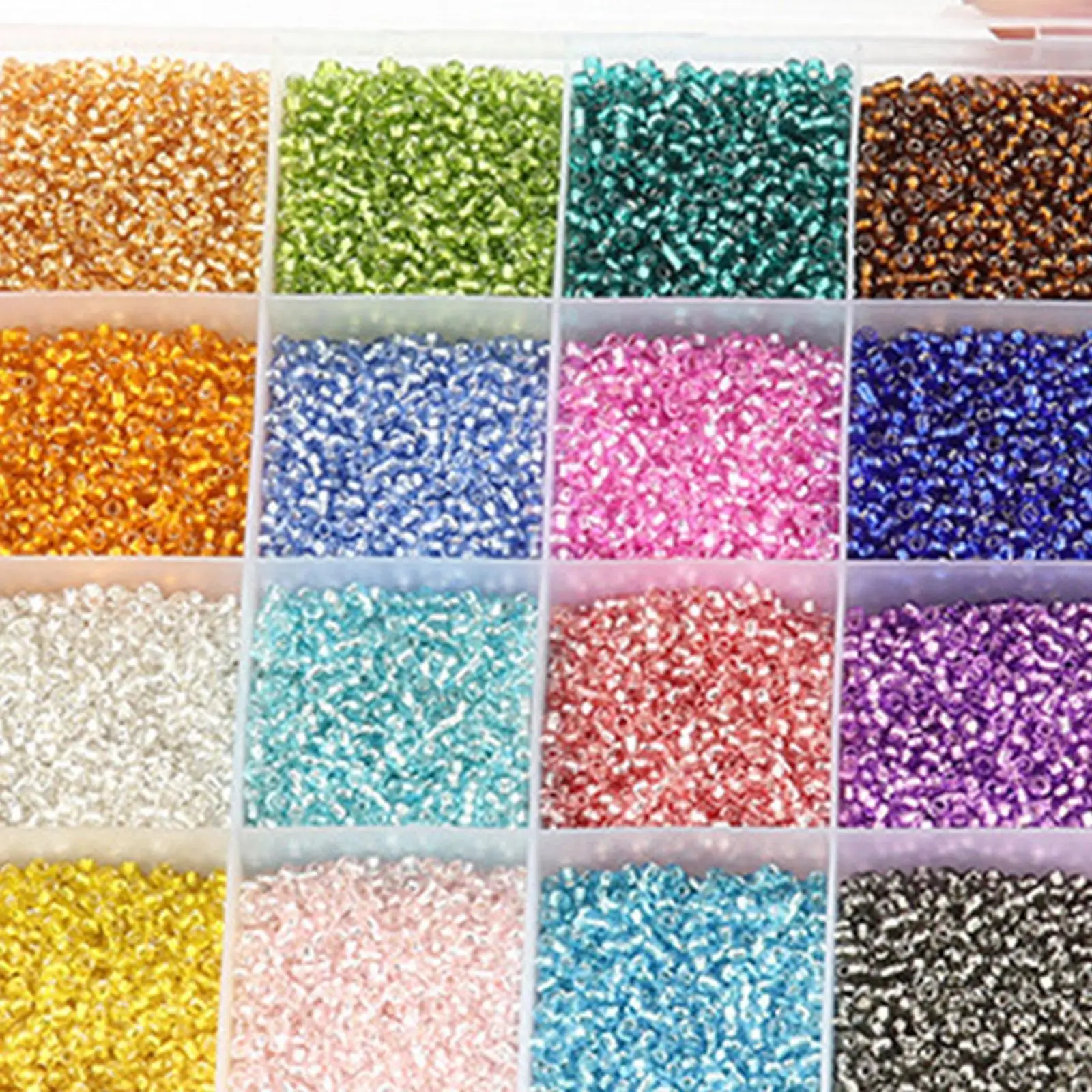 

Стеклянные бусины из бисера пони 23000x, разноцветные радужные бусины для рукоделия