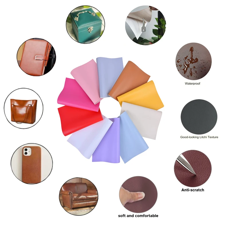 

13x30cm Self Adhesive Faux Leather Fabric Sticker Cushion Repair Patches Crafts