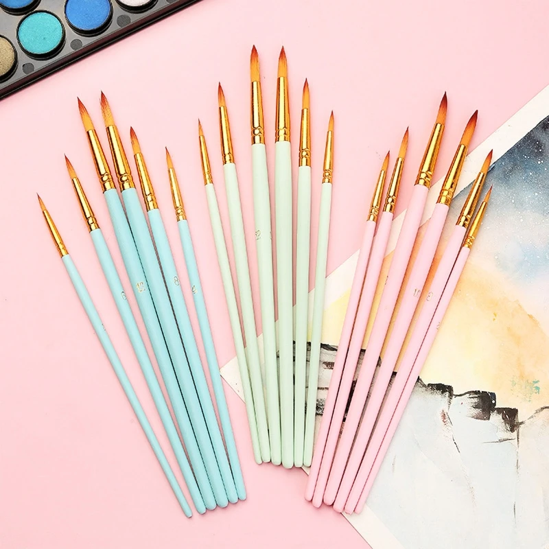 

Многофункциональные кисти для рисования акриловая акварель маслом Artist Professional Kit 6 шт.