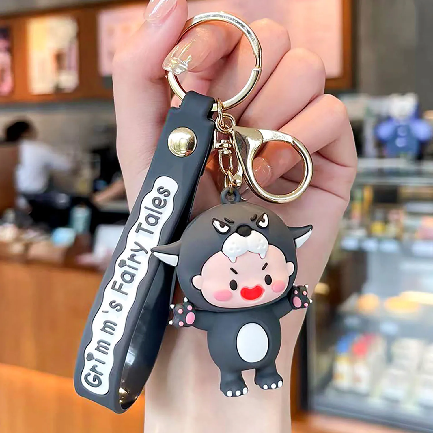 Женский брелок с героями мультфильмов милая маленькая красная Подвеска для