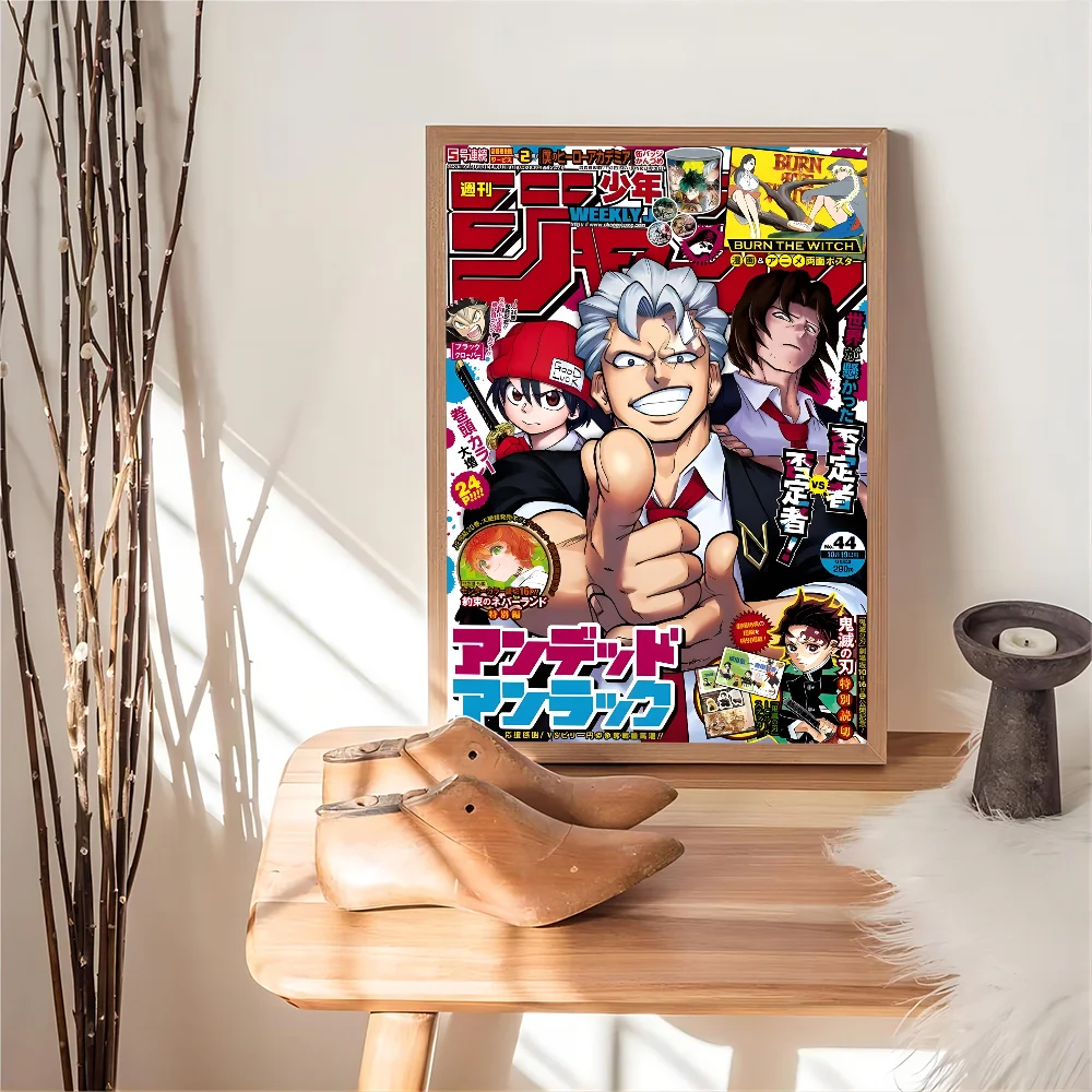 Undead Unluck АНИМЕ DIY липкий плакат водостойкая бумажная наклейка кофейный дом