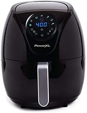 

Fryer Maxx Classic 4 QT, Special Edition 2022, Extra Hot Air Fry, Cook, Crisp, Broil, Roast, Bake, High Gloss Finish, Black (4 Q