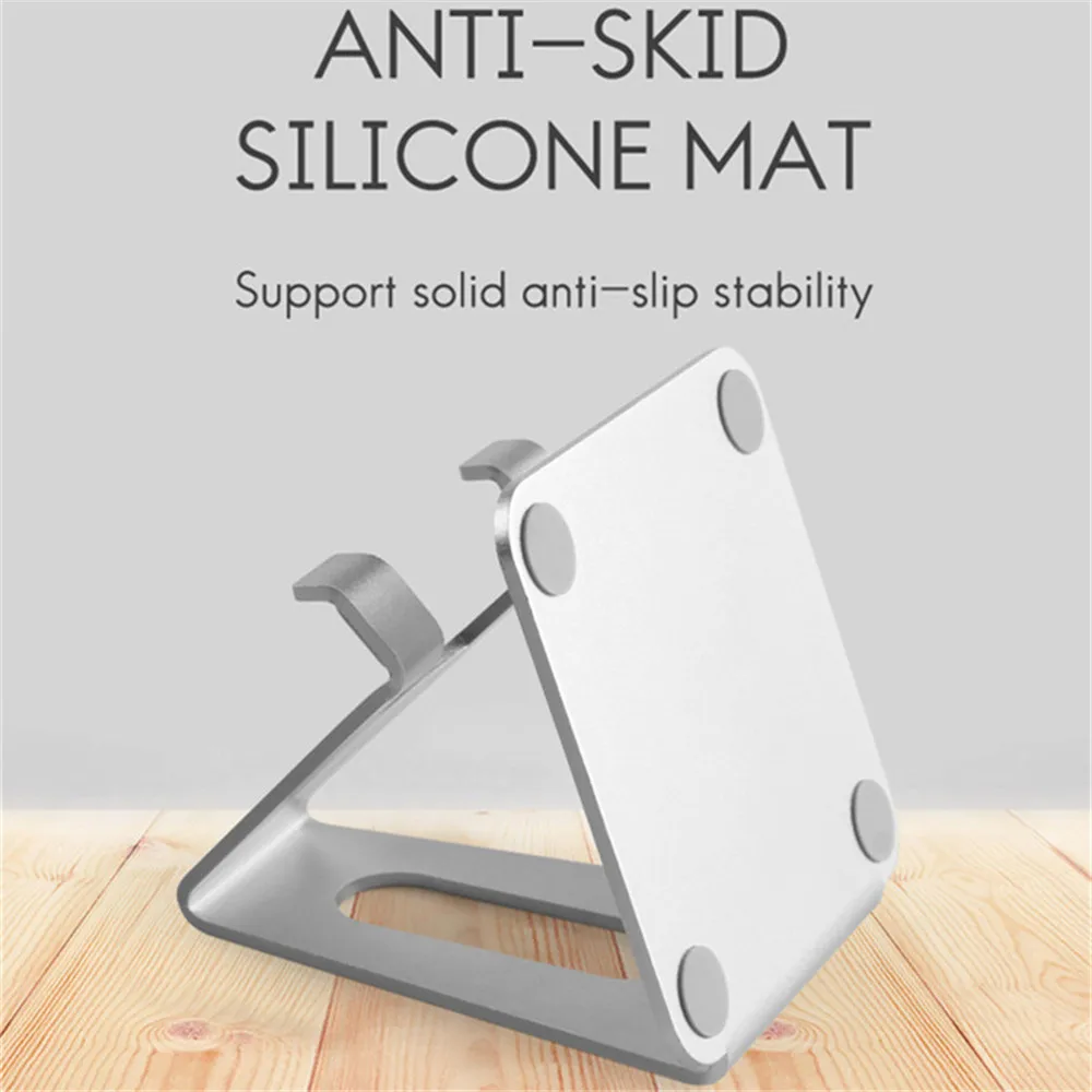 Metal Cell Phone Holder Stand for iPhone Samsung iPad Xiaomi Huawei Mobile Tablet Portable Desk Smartphone |