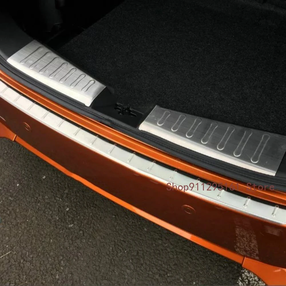 

For Nissan Note E12 E-power 2016-2019 Stainless Steel Car styling Rear Bumper Protector Sill Trunk Tread Plate Trim