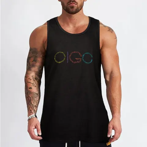 Топ OIGC от JL (красочный), лидер продаж, милые топы, рубашки без рукавов для спортзала, Мужская одежда, роскошный стиль