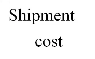 

Extra shipment cost not a real product