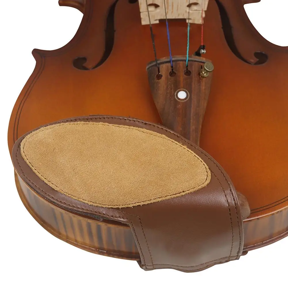 

Violin Chinrest Sheepskin Soft Violin Shoulder Rest Chin Pad Neck Protector Replacement Part for 3/4-4/4 1/2-1/4 1/8-1/16 Violin