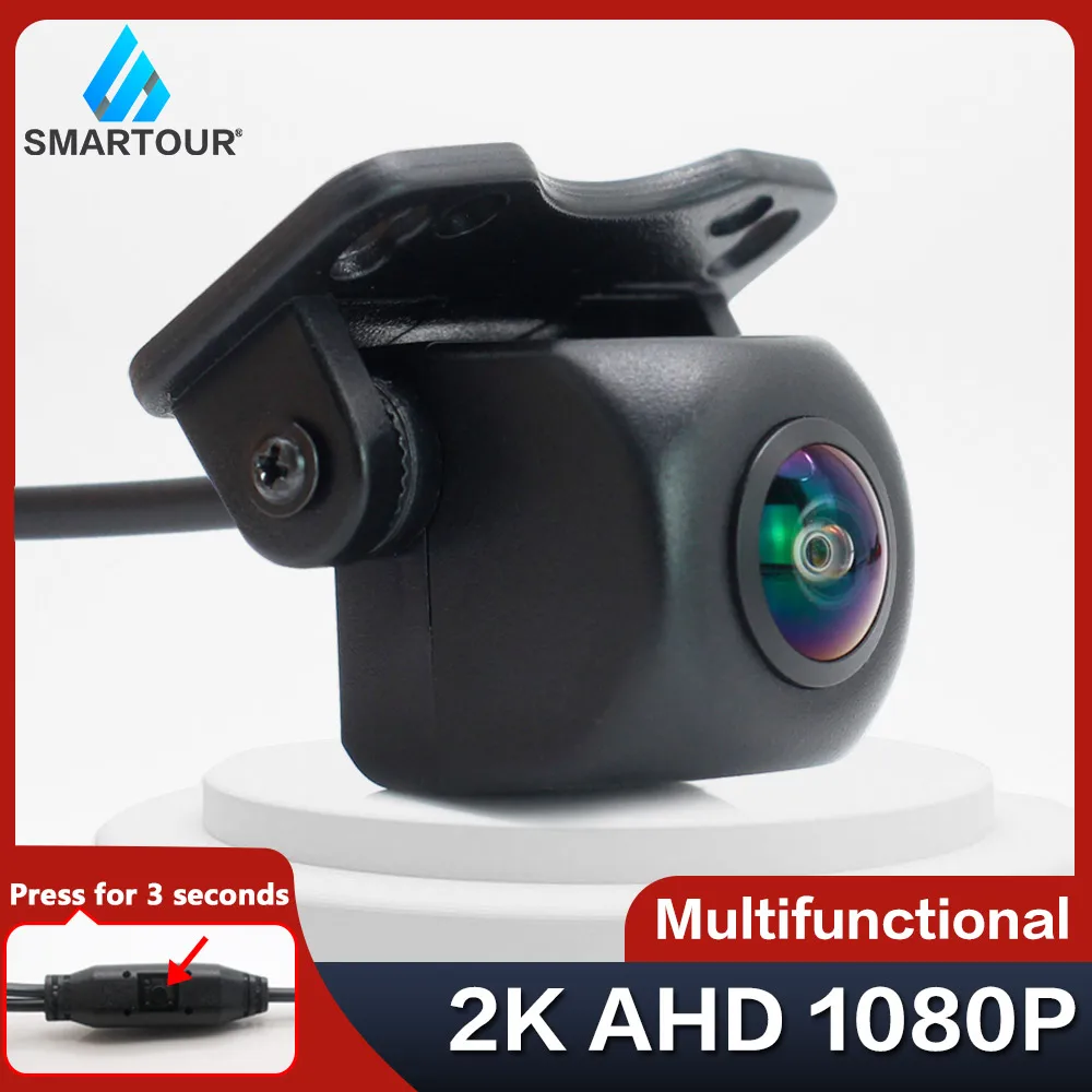 

SMARTOUR AHD 1080P 1920x1080P Car Front Side Rear View Camera 170 Degree Fisheye Lens Night Vision