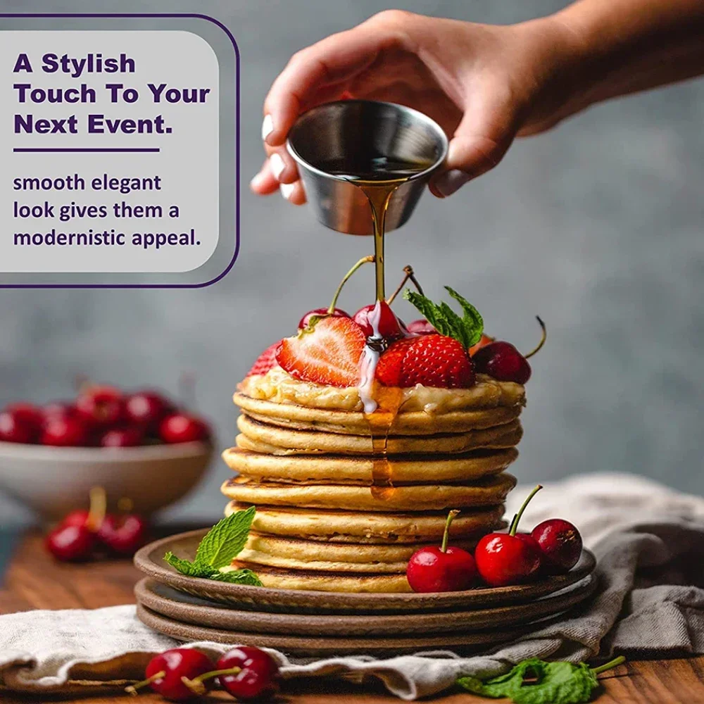 1 шт. небольшие чашки для соуса чашка из нержавеющей стали Ramekin индивидуальные