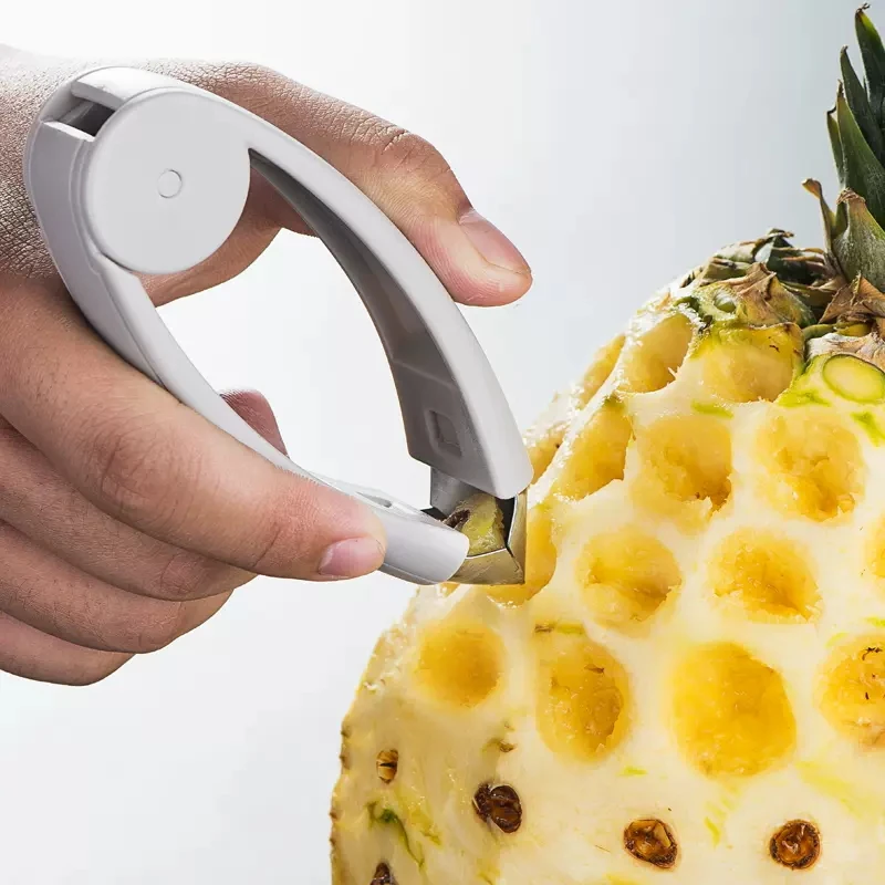 

Stainless Steel Pineapple Eye Peeler Knife Strawberry Huller Fruit Vegetable Seed Remover Clips Cutter Tweezers Kitchen Tools