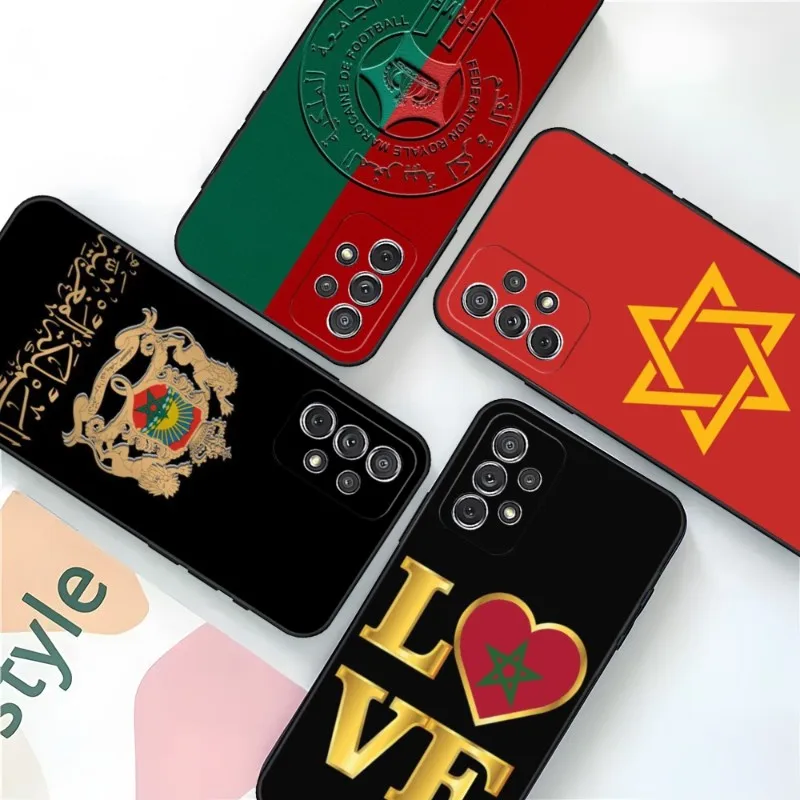 

Morocco Flag Passport Phone Case For Samsung Note Galaxy 8 9 10 20 Plus Pro Ultra M31 M40 M20 M10 J7 J6 Prime Back Cover