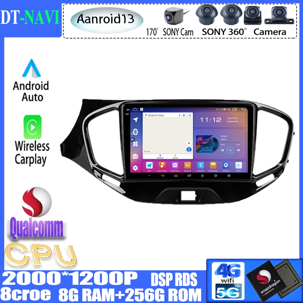 

Android13 Carplay для LADA Vesta Cross Sport 2015-2020, автомобильное радио, стерео, мультимедийный плеер, навигация GPS 5GWIFI BT No 2din dvd