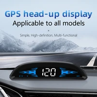 universal hud g2 gps head up display speedometer odometer compass windshield overspeed fatigue driving alarm car accessories