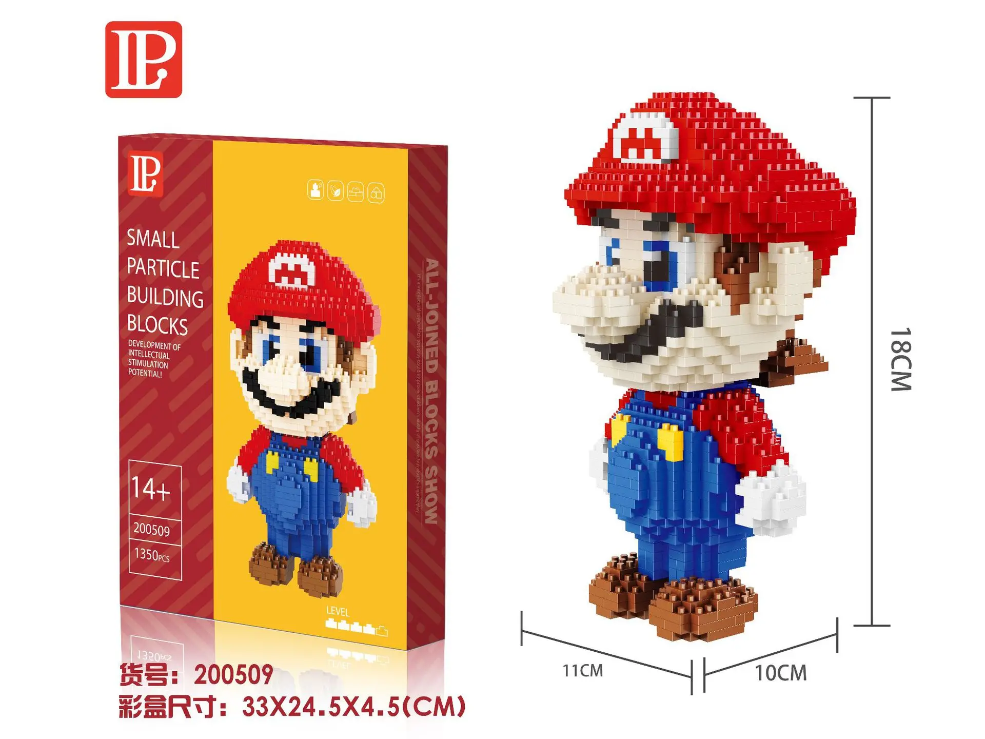 

Super Mario Brothers Building Blocks Assemble Toys Cartoon Anime Models Display Pieces Children's Educational Development Gifts